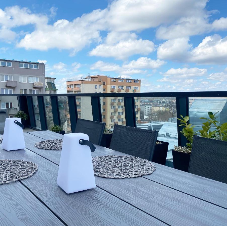 Hanza Tower Apartament Premium Plus Stettino Esterno foto